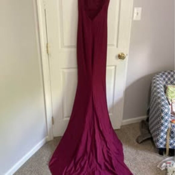 Golden ASP size 2 purple dress - Picture 2 of 3